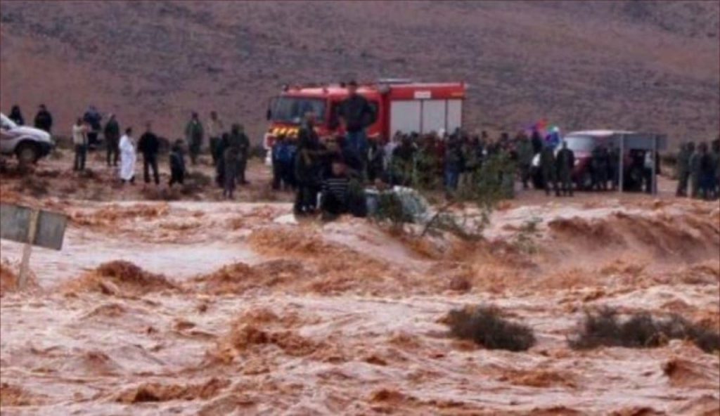 Zayo .. a sheep shepherd was killed after washing with the rain