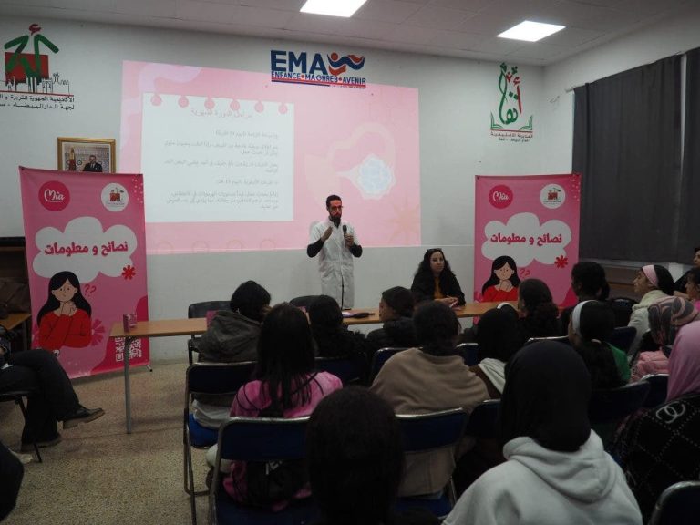 Casablanca .. an awareness convoy on the menstrual cycle of preparatory students (photos)