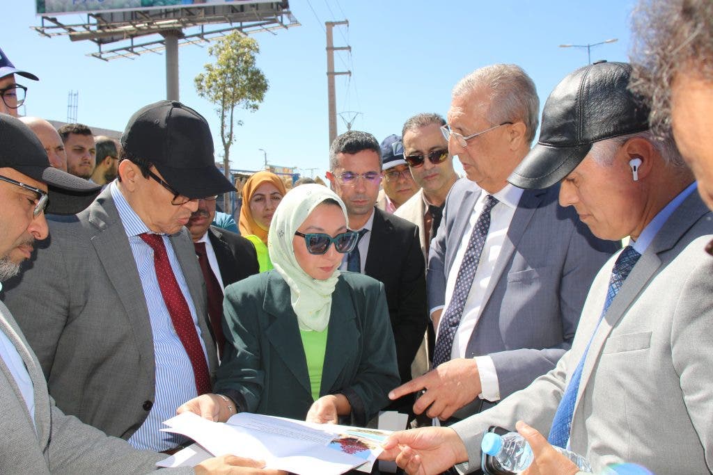 Governor Shoraq inspects the preparation for the surroundings of the Big Stadium in Marrakech