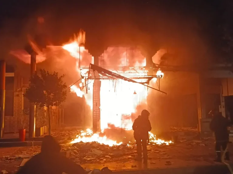 Urgent .. a fire comes to a clothing store in the Al -Masirah district of Marrakech (photos)