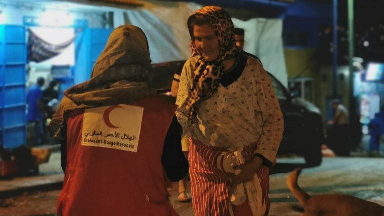 Al -Haouz Termerque .. more than 41,000 beneficiaries of the Red Crescent Interventions within 18 months