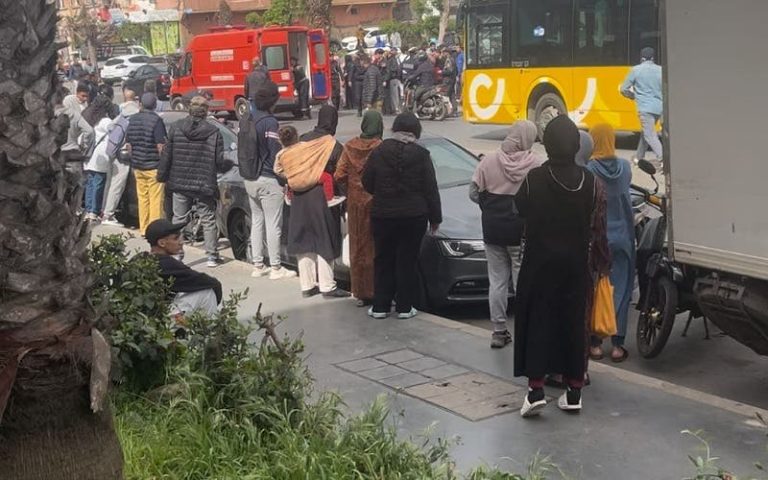 Al -bayda .. a bus for urban transport puts an end to the life of a student