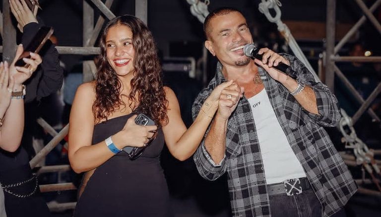 Amr Diab surprises his fans by singing his daughter Jana at the feast of Abu Dhabi