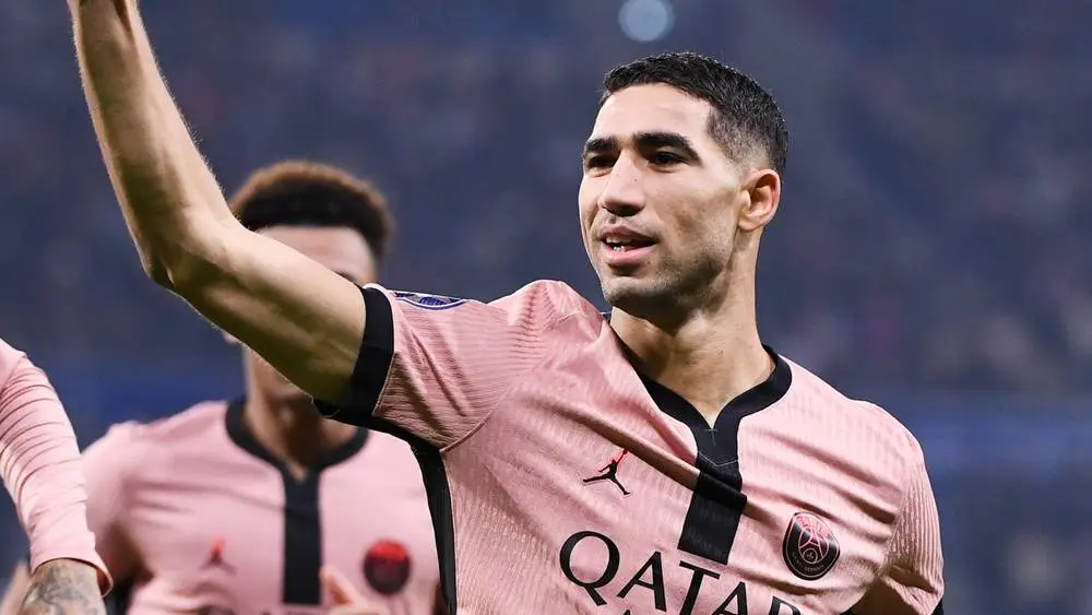Ashraf Hakimi is equal to the Brazilian number Marcelo in the Champions League