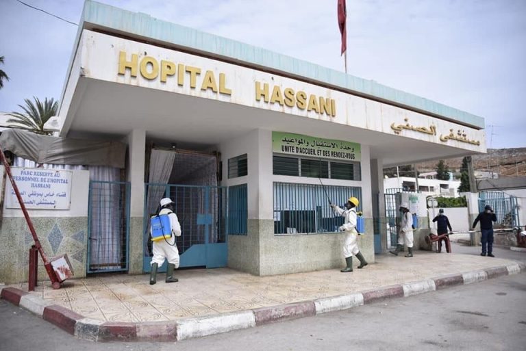 Chaos night at Al -Hassani Hospital in Nador. Two young ancient men who ended behind bars