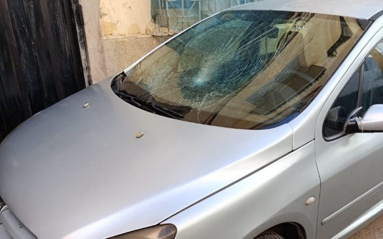 For the third time .. a person who crushes cars in the "Al-Khairiya 2" district in the city of Muhammadiyah