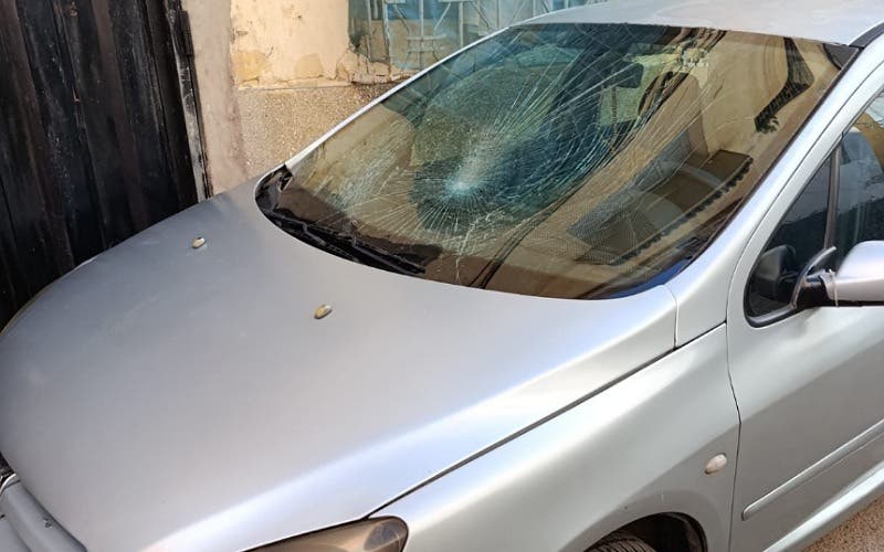 For the third time .. a person who crushes cars in the "Al-Khairiya 2" district in the city of Muhammadiyah