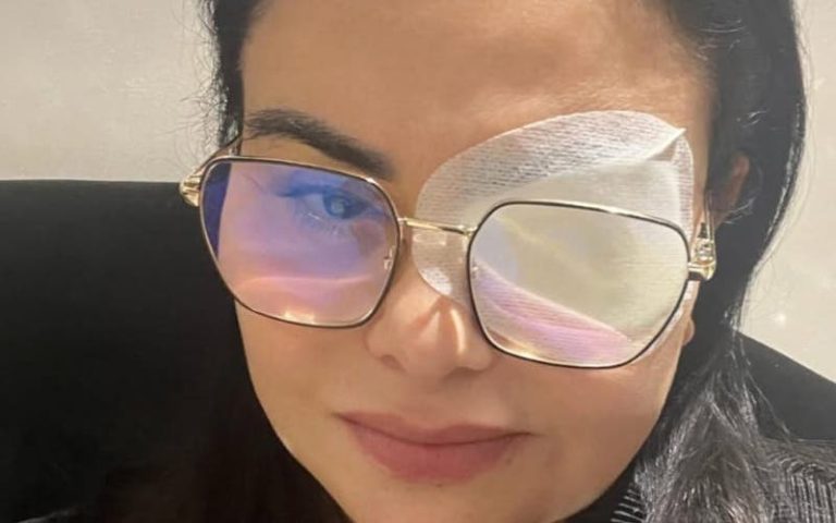 Latifa Raafat has a virus in the cornea and invites her disciples to pray for her