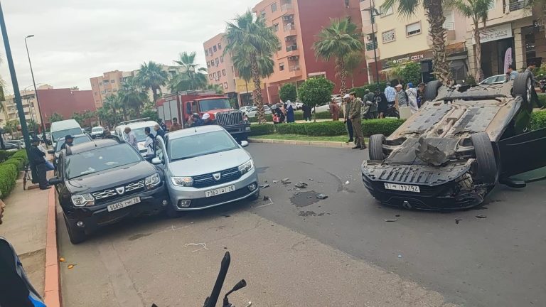 Marrakech .. A serious traffic accident in the district of honor led to serious injuries