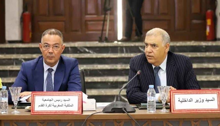 كأس افريقيا 2025.. لفتيت ولقجع يطلعان على مدى تقدم الأشغال