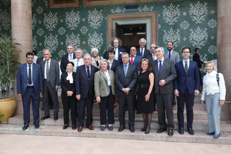 The Minister of Justice receives the members of the board of directors of the International Institute for the History of the Notariat