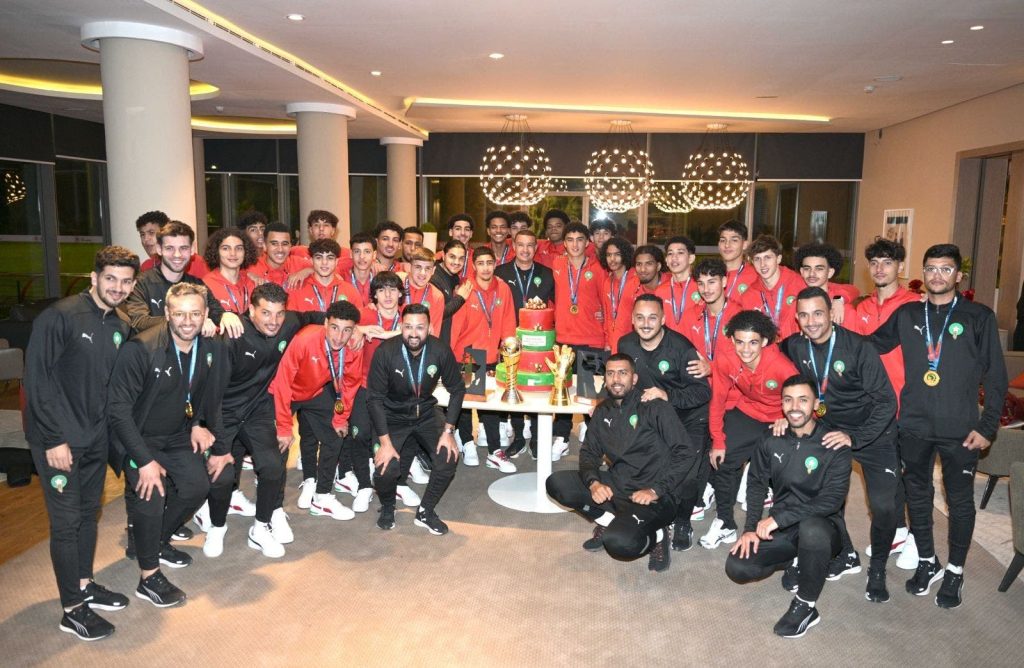 The University is organizing an honorary party for the boys' team after having crowned the African Cup (photos)