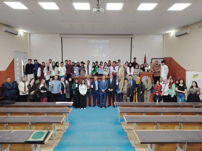 The young Caravan passport landed travelers from the Institute of Nursing Professions and Health Technologies in Fez