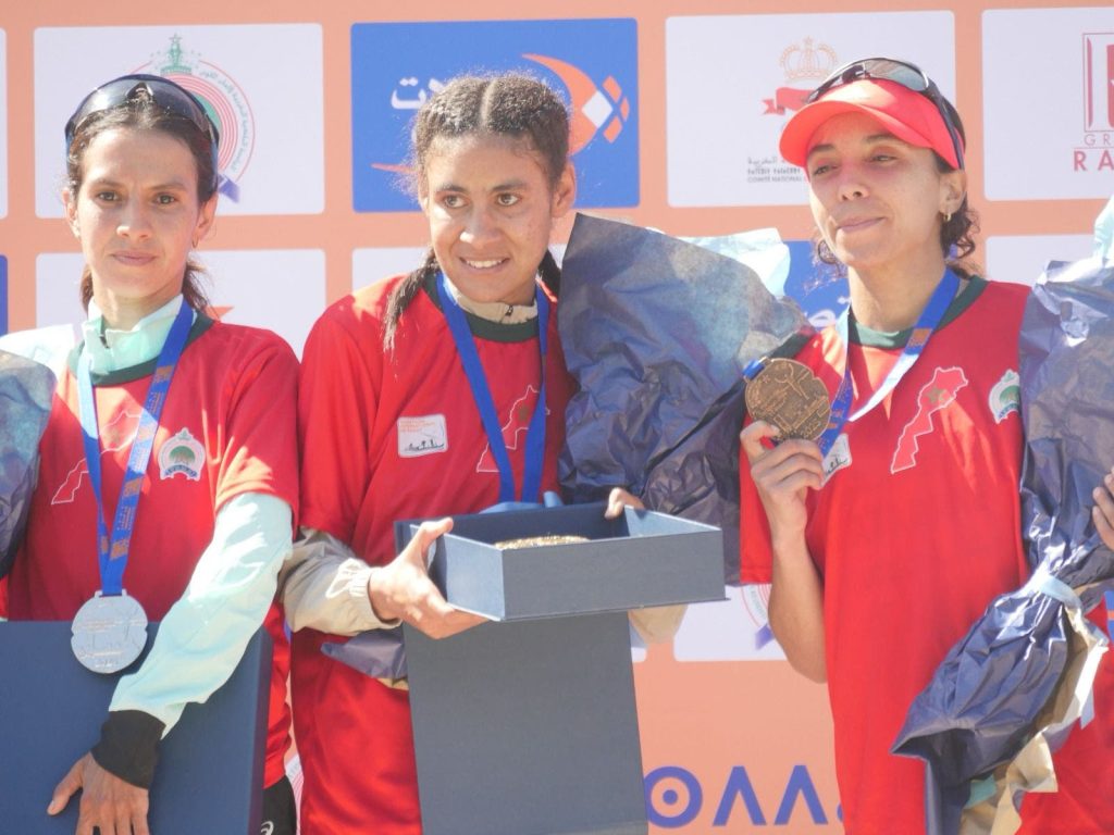 Tiflet Rahma al -Taheri's daughter keeps her title and broke the record in the Rabat marathon (photos)