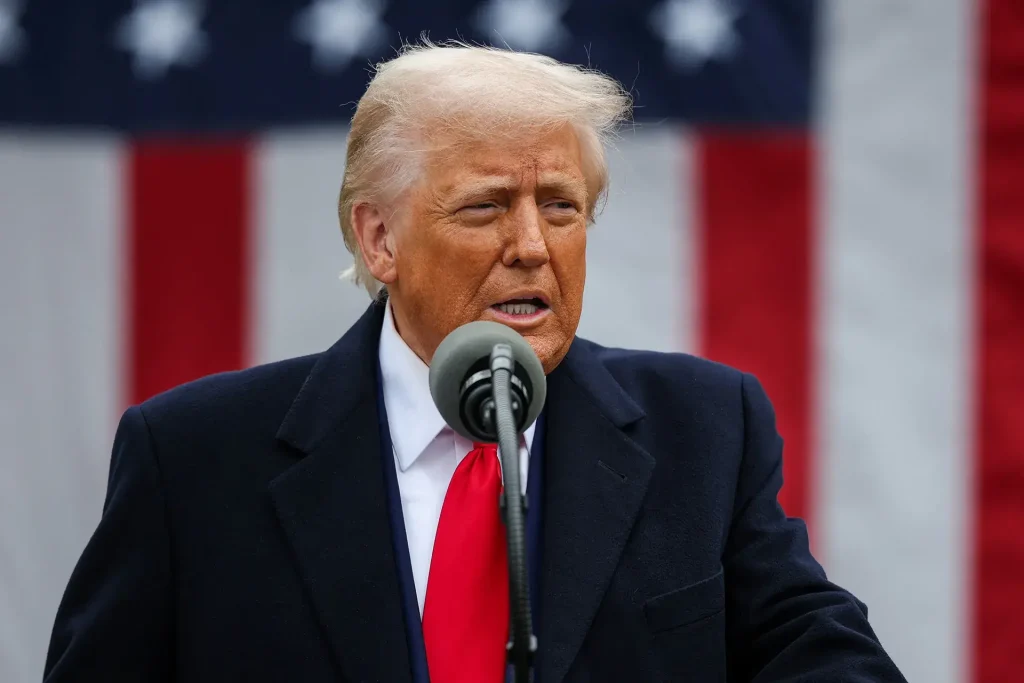 Trumps on customs. Morocco is the least affected by only 10% and the highest in Algeria is 30%