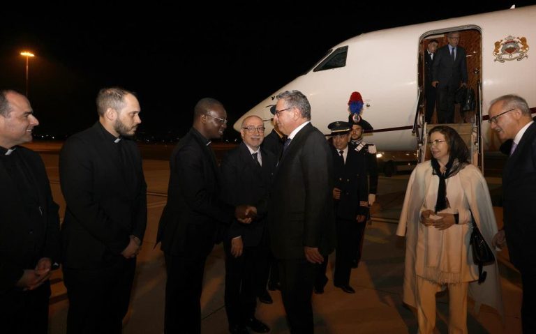 Urgent .. Akhenoush arrives in Rome to represent His Majesty the King during the funeral ceremony of Pope Francis