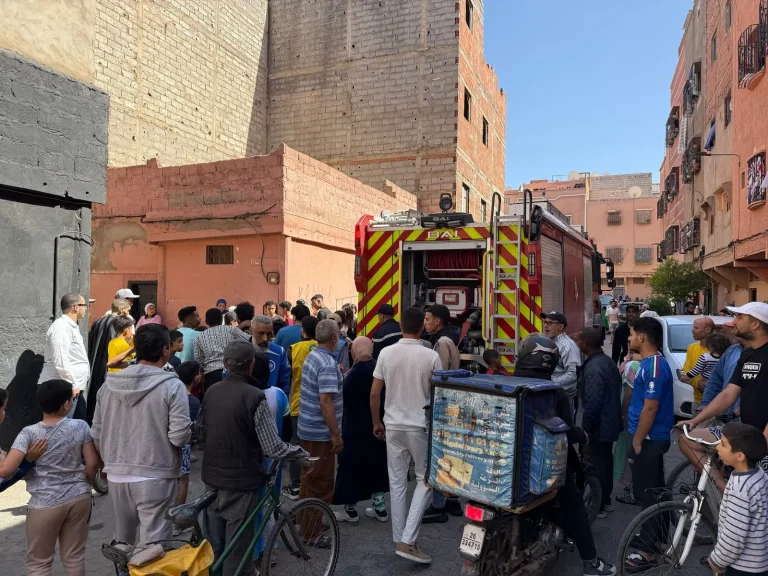 Marrakech .. The fire comes to the home of the poor in Marrakech (photos)