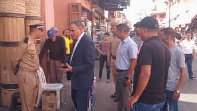 Images documenting the chaos in the "Darb Darbashi" district in Marrakech
