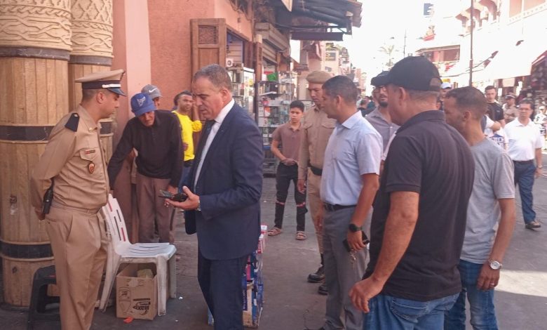 Images documenting the chaos in the "Darb Darbashi" district in Marrakech