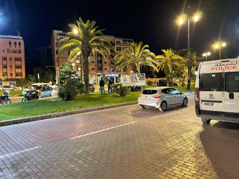 A reckless driver commits a horrible traffic accident in Marrakech (photos)