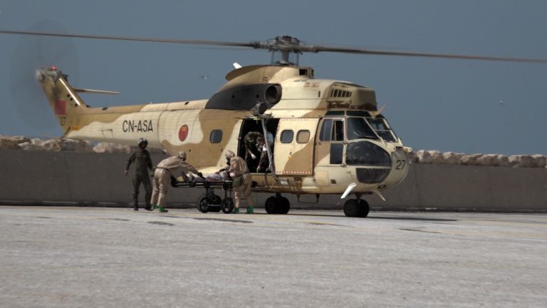 The African Lion 2025 .. Moroccan and American forces in a maneuver in the port of Agadir to meet unconventional dangers