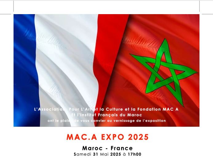 This Saturday in Asilah, opening of the Mac exhibition at Expo 2025, which is well worth the detour. address