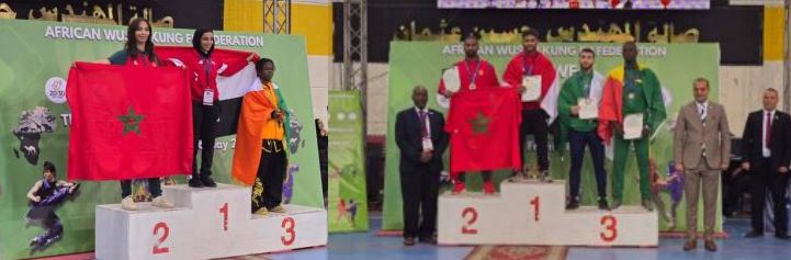 9ème Championnat d'Afrique de Wushu au Caire: grand éclat de l'équipe nationale