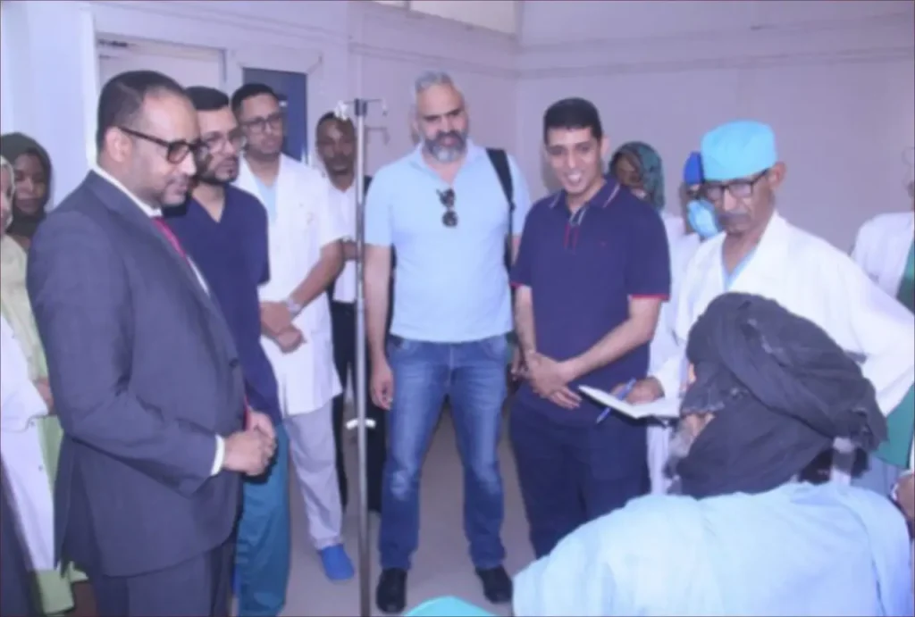 A Moroccan medical mission leading surgeries for patients with liver and pancreas in Nouakchott
