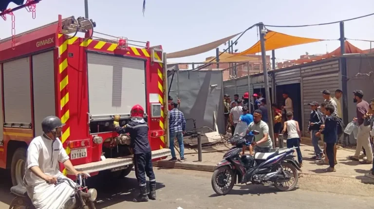 A fire in the market (Fremja), Ibn Jarir, exposes the fragility of a development project that costs millions