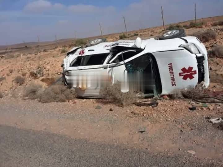 A tragic accident on the Marrakech road .. illuminated mentally causing an ambulance and the death of his mother