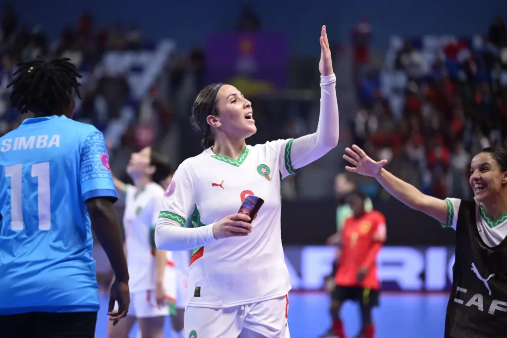 African champion and Mistress of the Futsal Lionesses: Granded with SC Casablanca, Meryem Hajri embodies a new vision