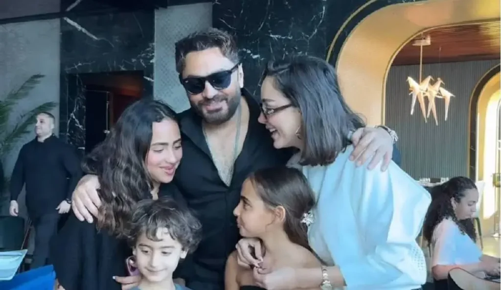 After their divorce, Tamer Hosni and Basma Boussil celebrate their two daughters