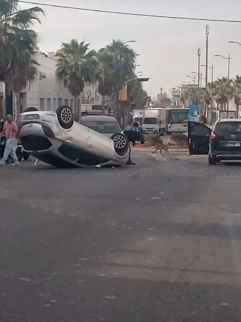 Agadir .. repeat accidents in the Al -Muhammadi district calls traffic police