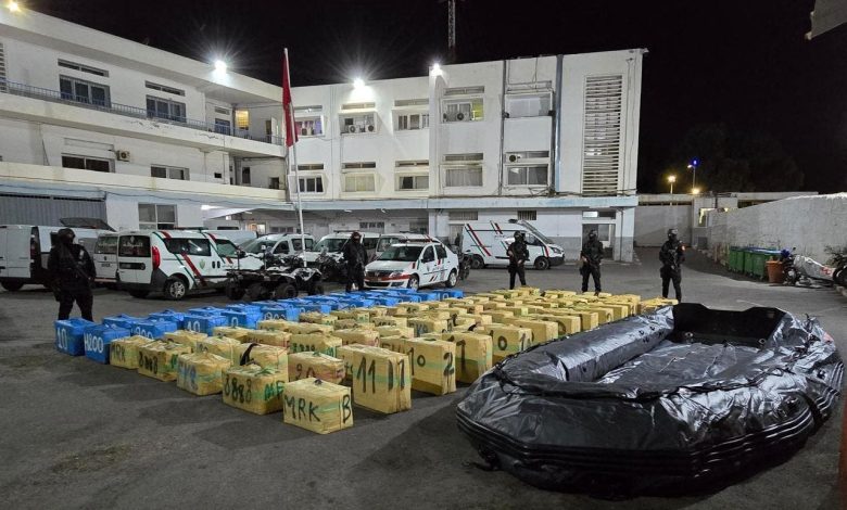 Agadir .. stop a person and reserve more than 4 tonnes of anesthesia
