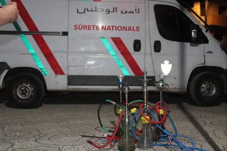 Al -Hoceima .. a safety raid on the coffee "shisha" in the middle of Imzouren
