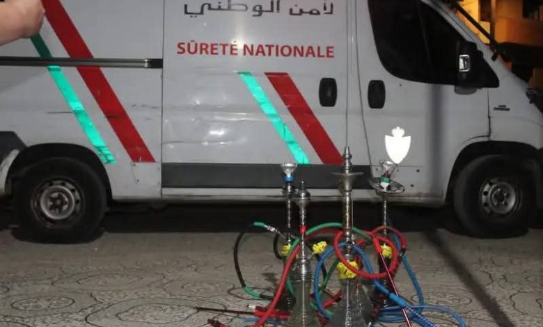Al -Hoceima .. a safety raid on the coffee "shisha" in the middle of Imzouren