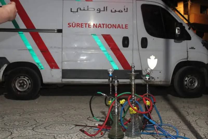 Al -Hoceima .. a safety raid on the coffee "shisha" in the middle of Imzouren