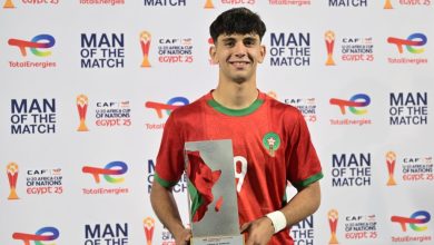 Ayman Arguigue, man of the match “Tunisie-Maroc” U20 CAN Egypt 2025