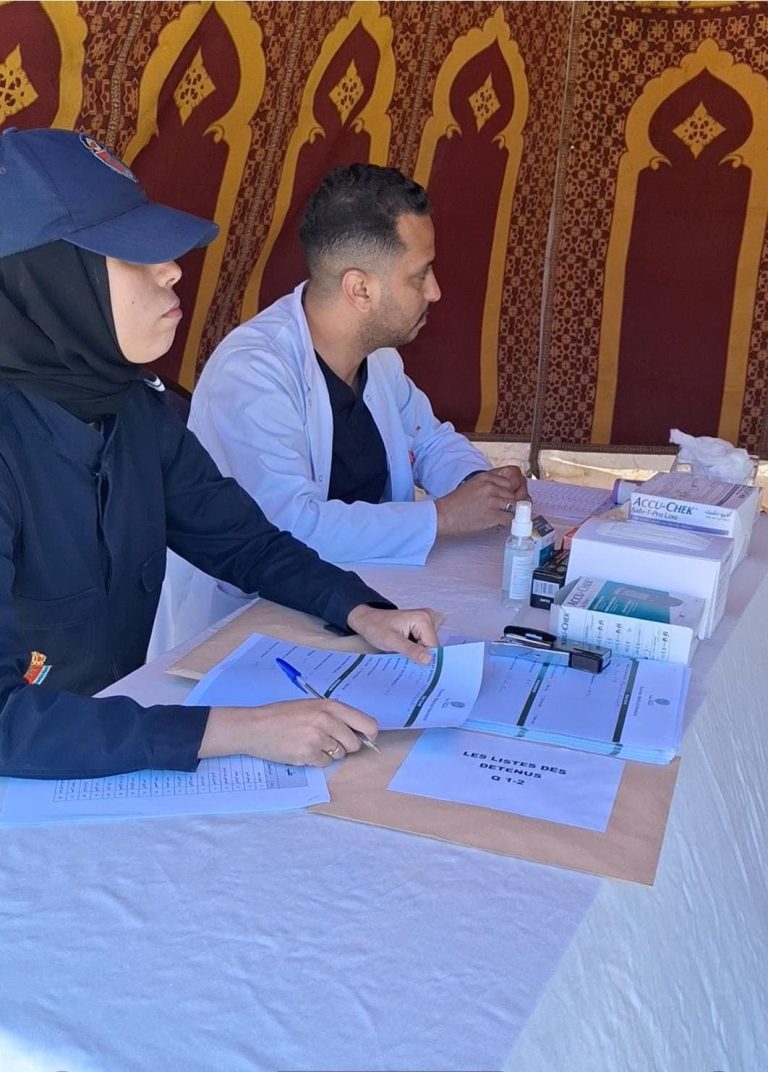 Bouarrafa .. Organization of a medical campaign for dental for the benefit of local prison prisoners