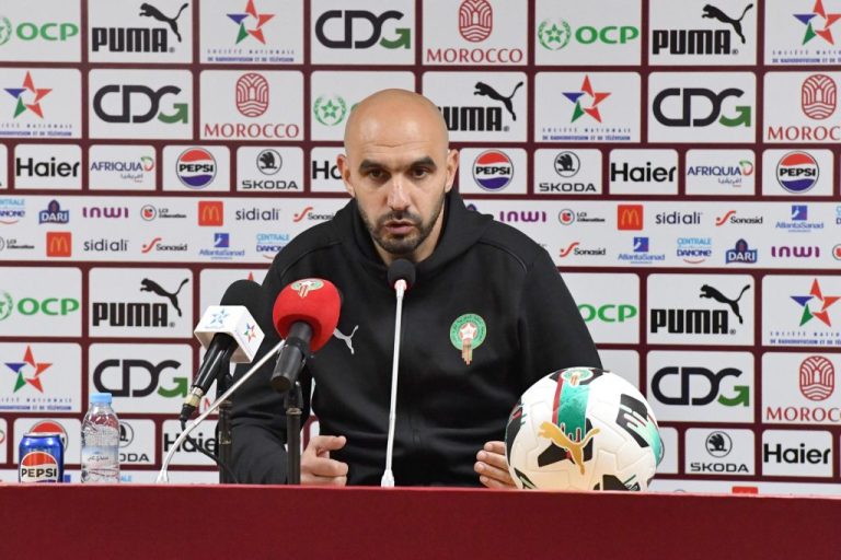 Coach Regragui press conference next Tuesday