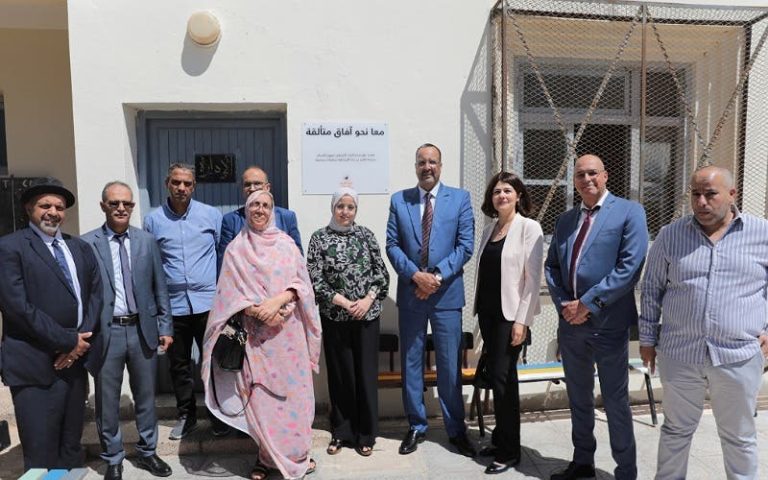 El -Ayoun .. The People's People Foundation prepares the Tariq bin Ziyad school with 12 libraries