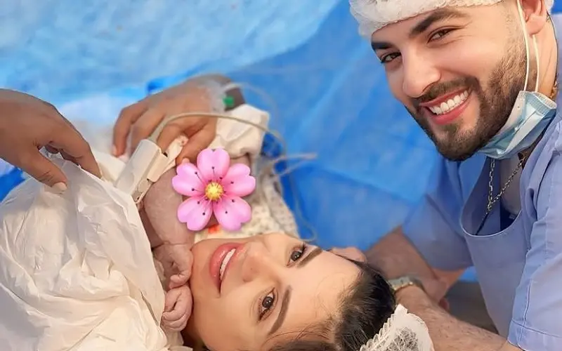 Fatima al -zahraa for Harash and Noufal Benmousi receive their first child, "Yaqout"