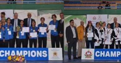 franc succès du championnat national scolaire de volley-ball féminin dans la ville de Guelmime.