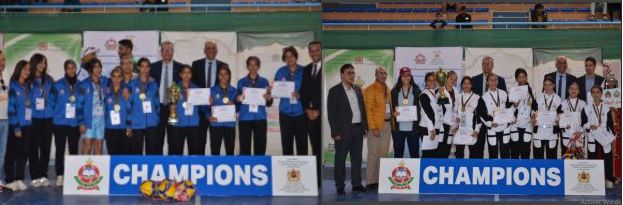 franc succès du championnat national scolaire de volley-ball féminin dans la ville de Guelmime.