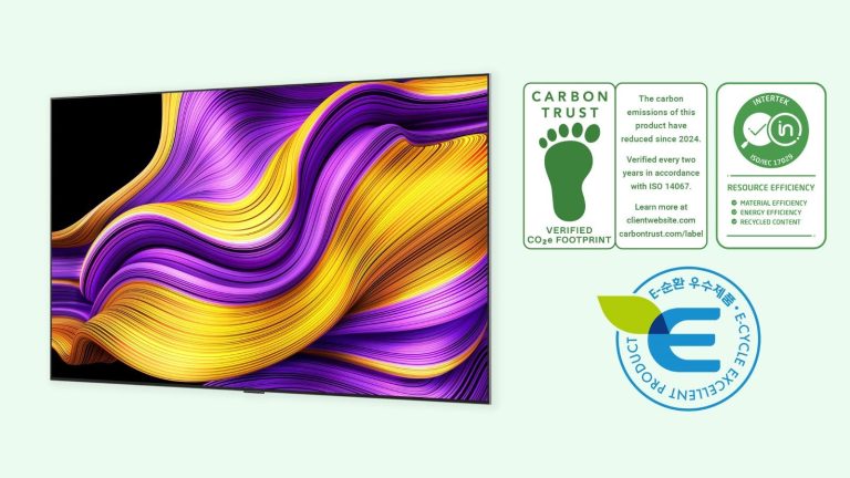 LG 2025 OLED TV REAPS Environmental Certificates