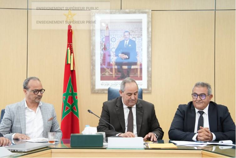 Minister Azzedine El Midaoui chairs the meetings of the networks of directors of national schools in applied sciences, national arts of arts and trades, and national business and management schools