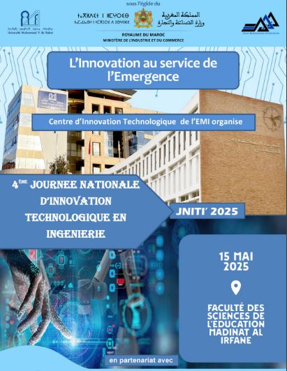 Mohammed V University of Rabat-4e National Day of Technological Innovation in Engineering-Jniti 2025: Innovation at the heart of technological emergence