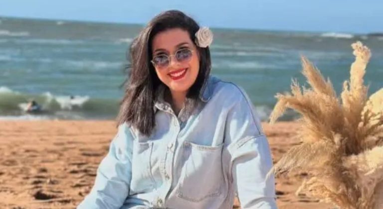 Monia Lamkim celebrates her driving license in her own way