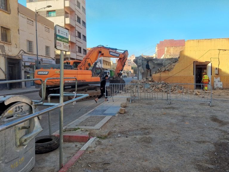 Oujda .. the start of rehabilitation work on some of the city streets