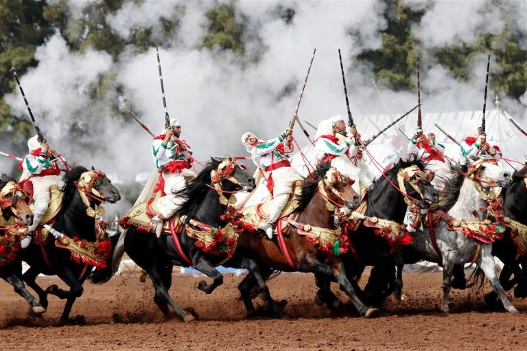 Rabat .. The start of the 24th Hassan II Prix session for traditional “taborida” equestrian arts